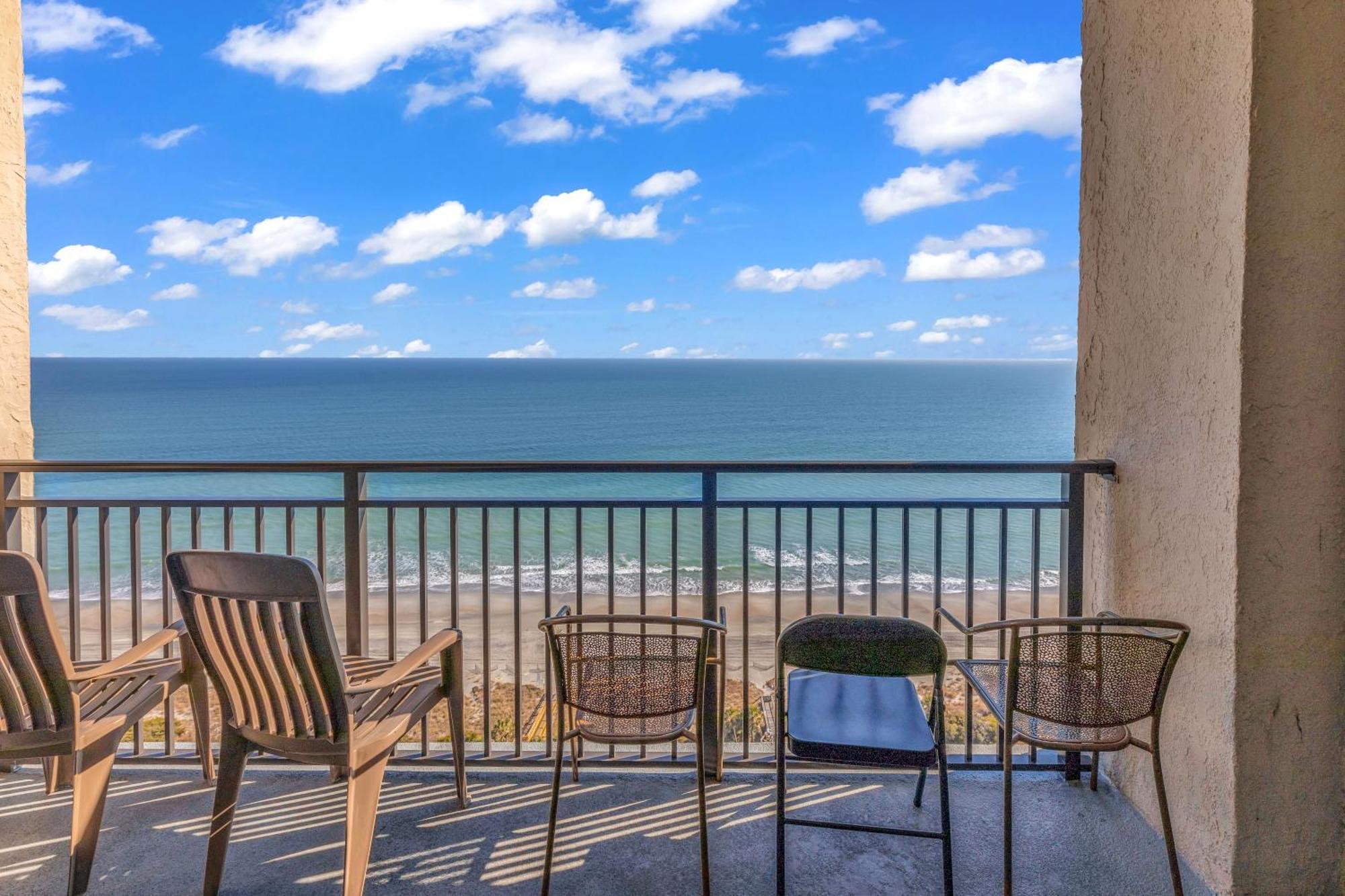 Scenic Views From The Balcony At Ocean Forest Plaza Condos Myrtle Beach Eksteriør bilde
