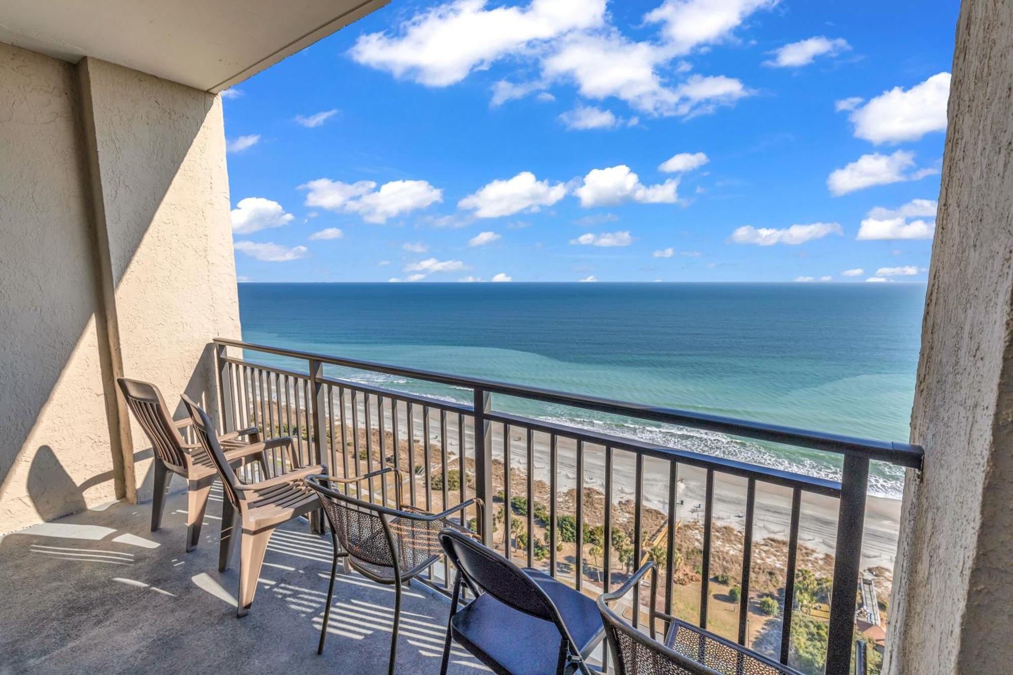 Scenic Views From The Balcony At Ocean Forest Plaza Condos Myrtle Beach Eksteriør bilde