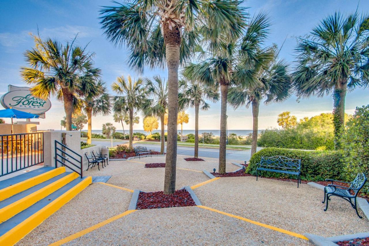 Scenic Views From The Balcony At Ocean Forest Plaza Condos Myrtle Beach Eksteriør bilde